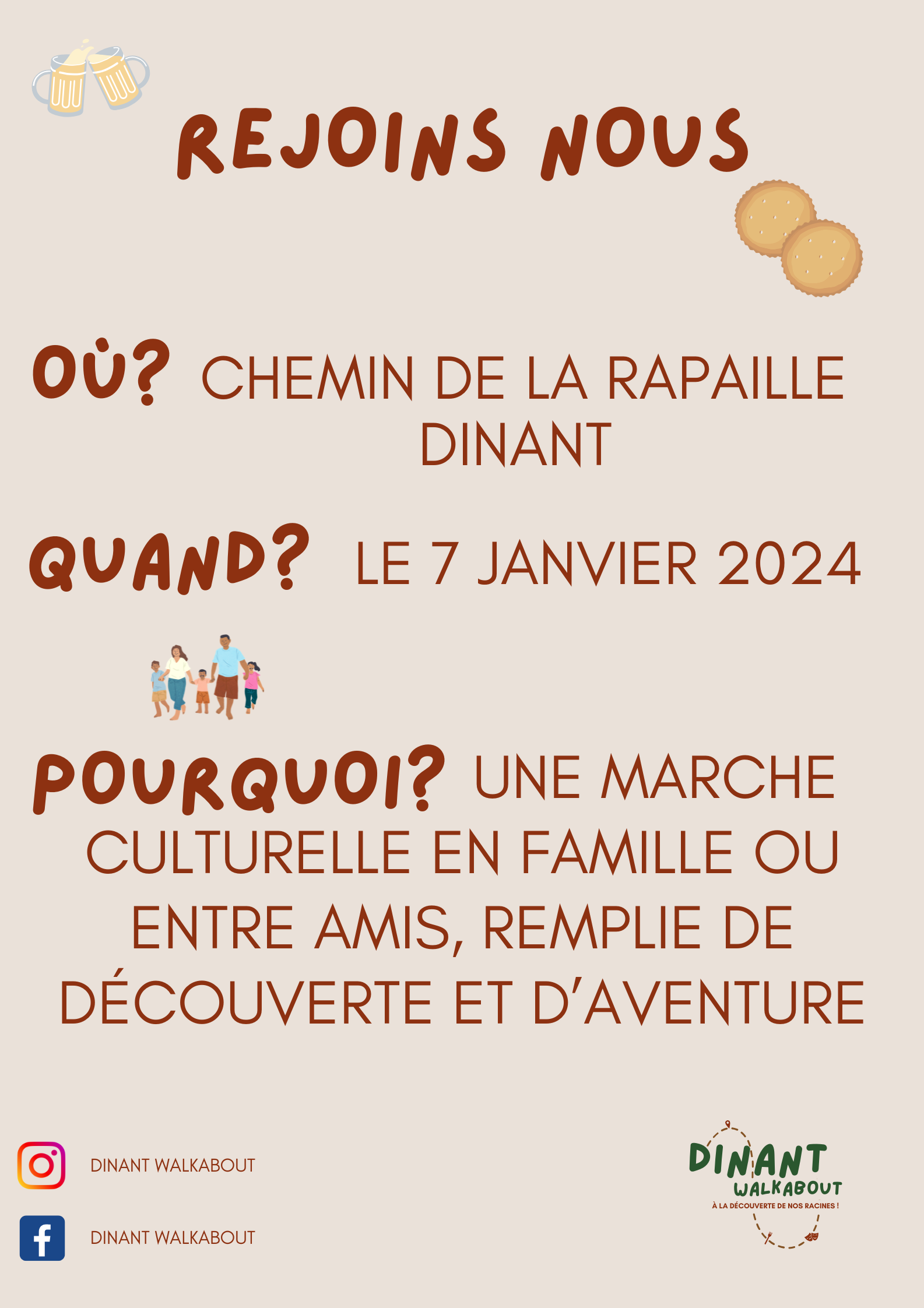 Visuel pour le projet Dinant Walk About
